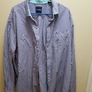 Tommy Bahama,  mems big &Tall long sleeve button up plaid shirt, size XLT